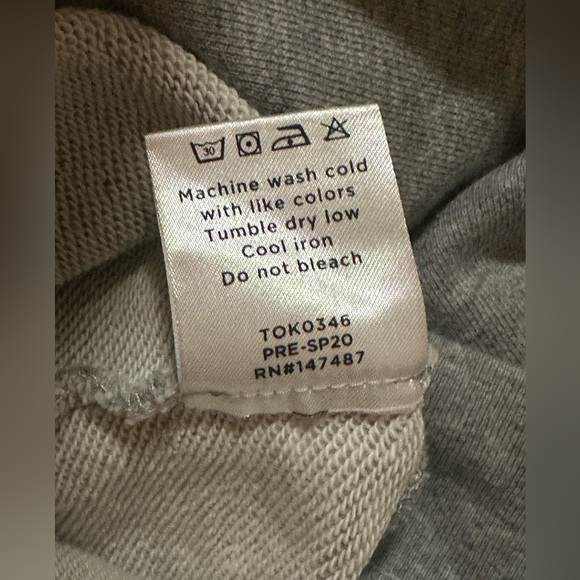 Draper James ‘What Would Dolly Do’ Light Grey Sweatshirt in Size Small - Picture 9 of 9